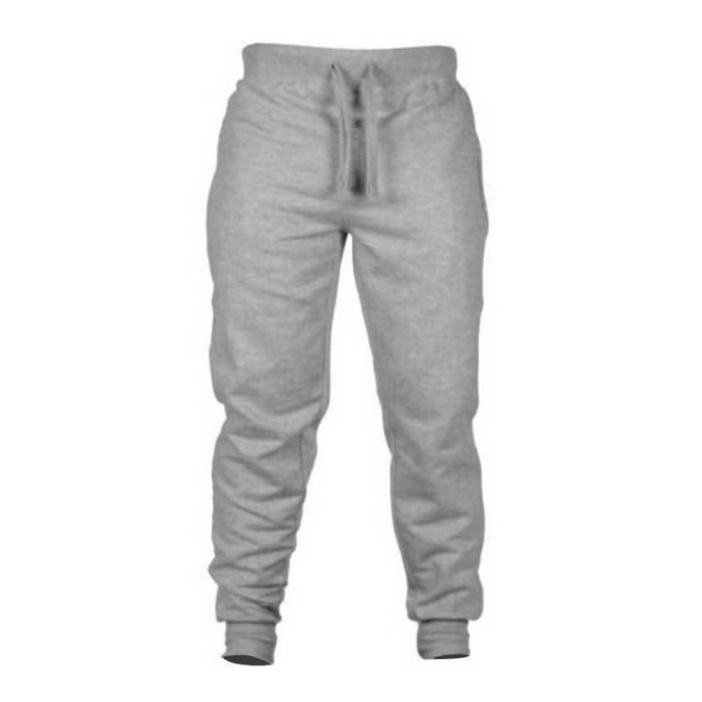 Mens Closed Bottom Light Weight Joggers Sweatpants with Pockets