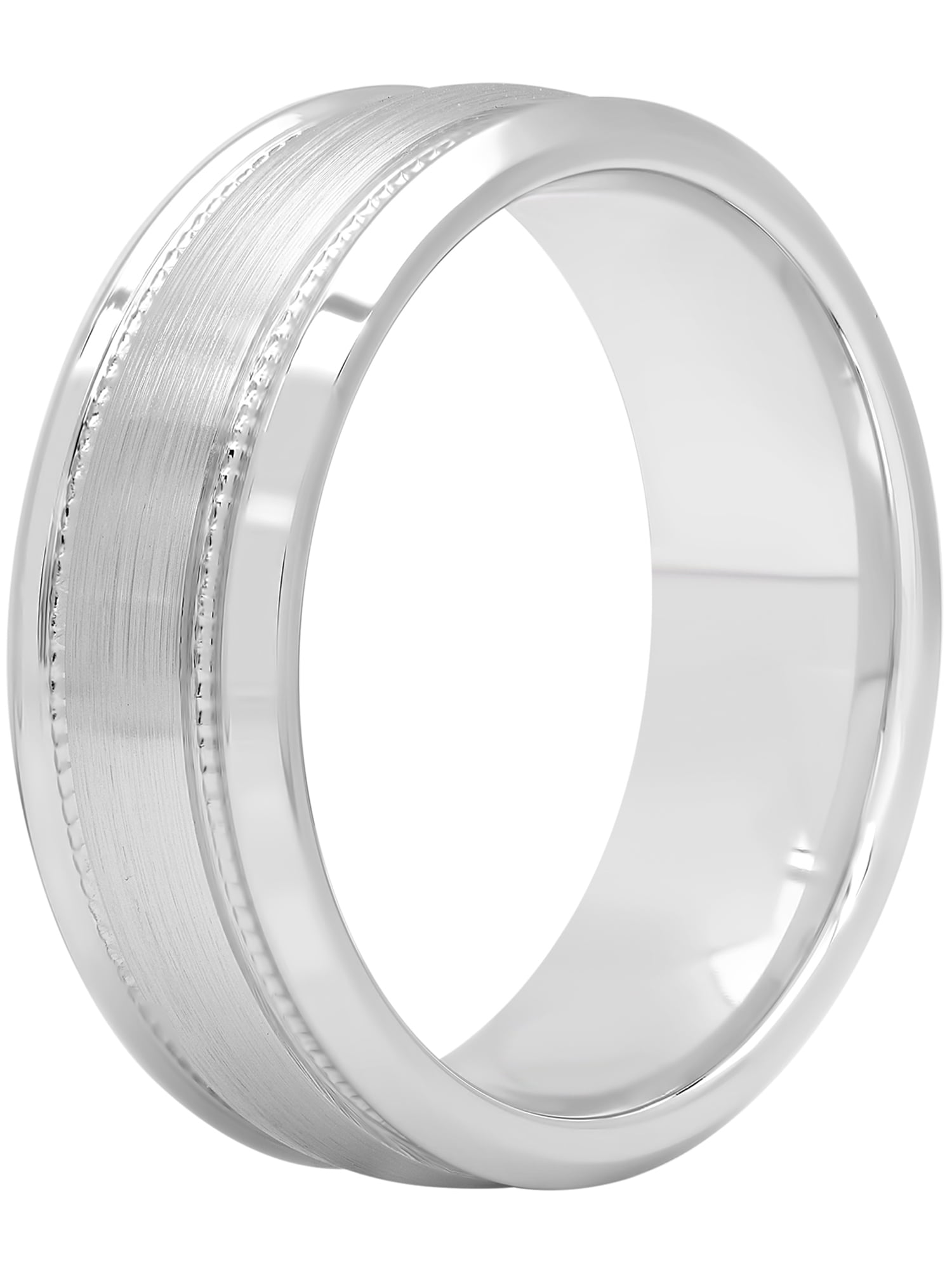 Mens Cobalt Grooved Brushed Finish Wedding Band - Mens Ring - Walmart.com Mens Cobalt Grooved Brushed Finish Wedding Band - Mens Ring - Walmart.com