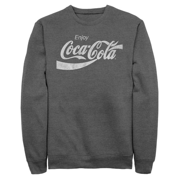 Mens Coca Cola Distressed Enjoy Sweatshirt