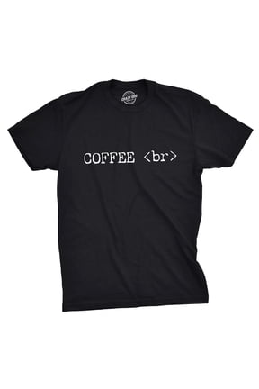 Mens Coffee Break T Shirt Funny Coding Developer Tee Graphic Tees