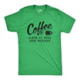 thumbnail image 1 of Mens Coffee Makes Me Feel Less Murdery T Shirt Funny Sarcastic Tee Graphic Tees, 1 of 7