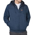 thumbnail image 1 of Mens Coleman (Indigo Heather) Sherpa Zip Hoodie XLARGE, 1 of 2