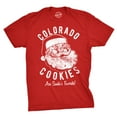 thumbnail image 1 of Mens Colorado Cookies Pot Santa Shirt Funny Christmas Tee Sarcastic Adult Humor Graphic Tees, 1 of 9