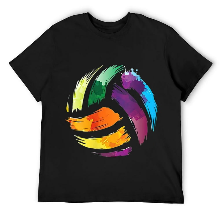 Colorful Volleyball Shirt | Cute Colorsplash Ball Tee Gift Colorful Volleyball Shirt | Cute Colorsplash Ball Tee Gift