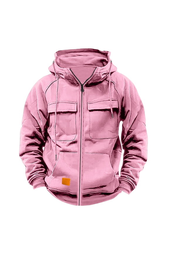Mens Combat Hoodies Zip up Gym Hooded Top Men Teenagers Zipper Jacket Warm Sweatshirts Stretch Cargo Jackets Casual Fall Outwear Long Sleeve Tracksuit Top