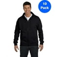 thumbnail image 1 of Mens ComfortBlend EcoSmart 50/50 Full-Zip Hood P180 (10 PACK), 1 of 1