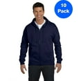 thumbnail image 1 of Mens ComfortBlend EcoSmart 50/50 Full-Zip Hood P180 (10 PACK), 1 of 1