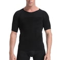 thumbnail image 1 of Mens Compression Body Shaper Hide Moobs Undershirt Slimming Shapewear Shorts Sleeves Vest Tank Top, 1 of 6
