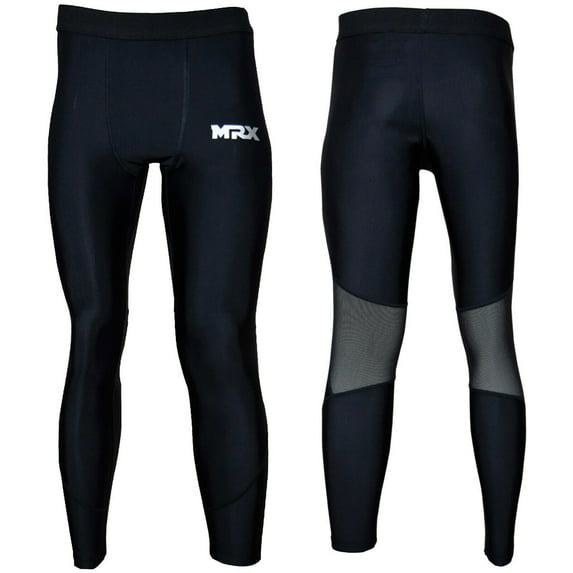 Mens Compression Pants Tights Running Gym Legging Long Base Layer Thermal Training Trousers Black Small