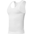 thumbnail image 1 of Mens Compression Shirt Tank Top Body Shaper Slimming Tummy Control Vest Chest Support Shaping Undershirt for Workout Daily Wear, 1 of 6