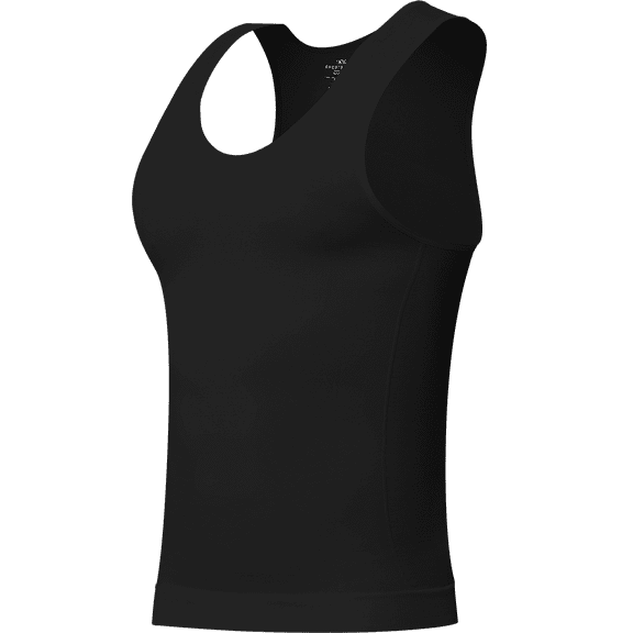 Mens Compression Shirt Tank Top Body Shaper Slimming Tummy Control Vest Chest Support Shaping Undershirt for Workout Daily Wear