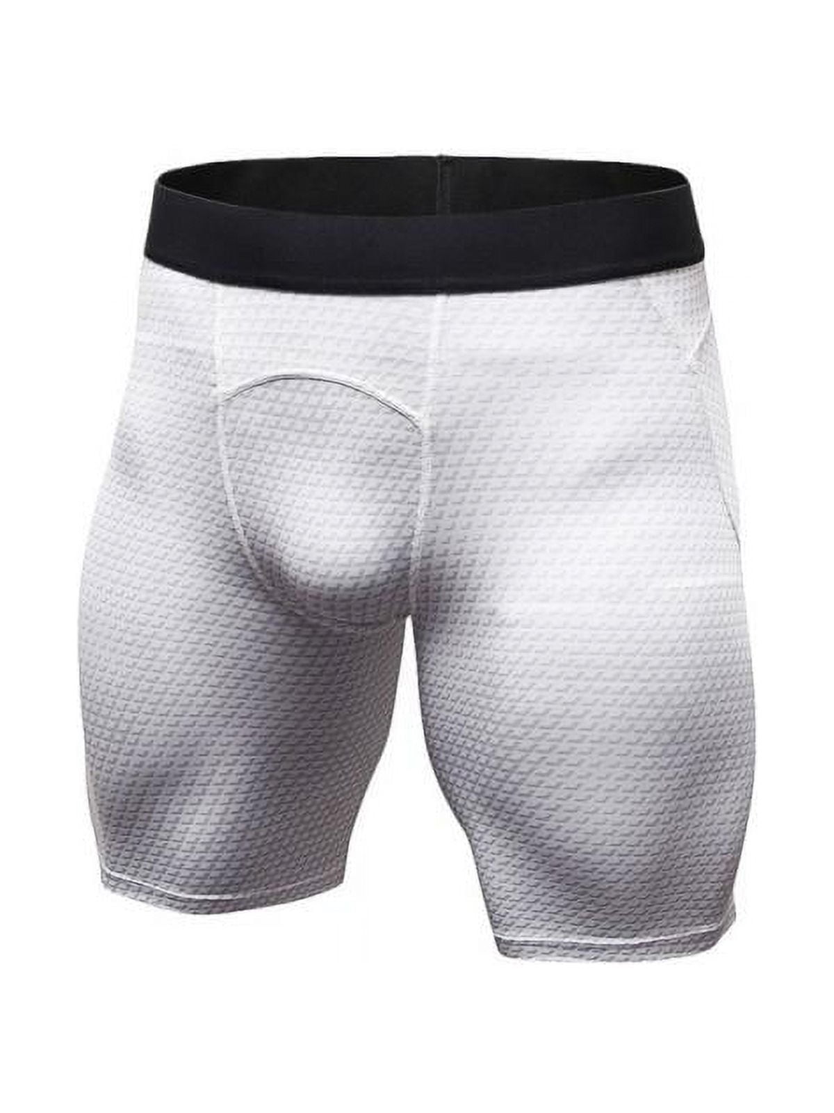 Mens Compression Shorts Sports Briefs Skin Tight Fit Gym Pants Base Layers  