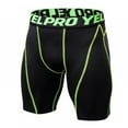 thumbnail image 1 of Mens Compression Shorts Summer Letter Print Shorts Bodybuilding Men Shorts Fitness Tights Elasitc Waist Shorts, 1 of 3