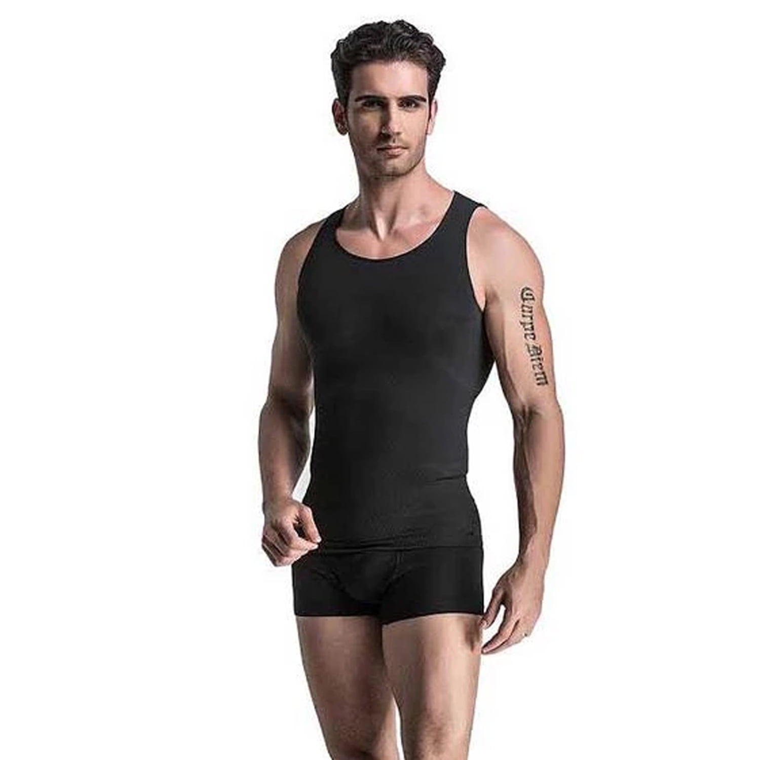 Mens Compression Slimming Tank Top Shirt