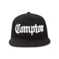 thumbnail image 1 of Mens Compton Hat - Embroidered Olde English LA Snapback Cap, Black, 1 of 3