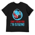 thumbnail image 1 of Mens Computer Gaming Funny Video Games Player Gamer Gift Gaming T-Shirt Black L, 1 of 5