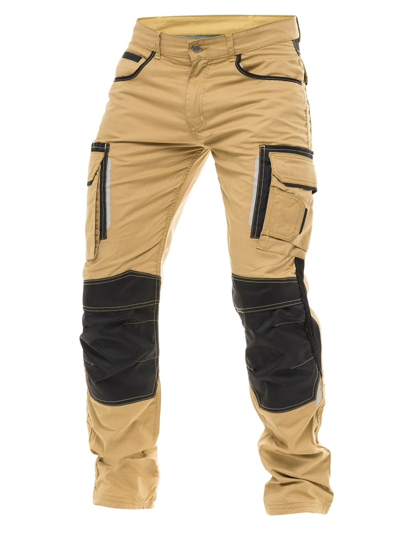 Mens Construction Pants Utility Work Heavy Duty Workwear