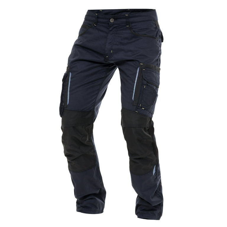 Skylinewears Mens Construction Pants Utility Work Heavy Duty Workwear Trousers Carpenter Knee Reinforcement Cordura Safety Pants Navy W38 L34 Men s