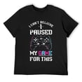 thumbnail image 1 of Mens Controller Funny Video Games Gamer Gift Gaming T-Shirt Black, 1 of 5
