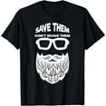 thumbnail image 1 of Mens Cool Statement Bearded Shave Full Beard T-Shirt, 1 of 4