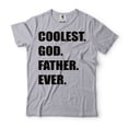 thumbnail image 1 of Mens Coolest God Father Ever Shirt Godfather Gifts Best Godfather Shirt Gift for Godfather T Shirt (Medium Grey), 1 of 6