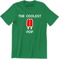 thumbnail image 1 of Mens Coolest Pop Funny Best Dad Ever Cool Popsicle Pun Fathers Day Tee Shirt, 1 of 4