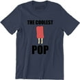thumbnail image 1 of Mens Coolest Pop Funny Best Dad Ever Cool Popsicle Pun Fathers Day Tee, 1 of 4