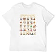 thumbnail image 1 of Mens Coping Skills Alphabet Mental Health Awareness Counselor Short Sleeve T-Shirt White 4X-Large, 1 of 5