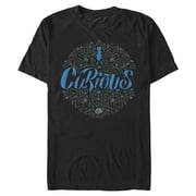 Mens Coraline Curious Floral Circle T Shirt