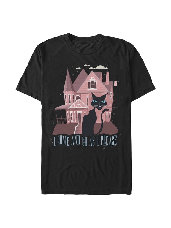Mens Coraline The Cat Come and Go T Shirt