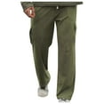 thumbnail image 1 of Mens Corduroy Pants Casual Straight Leg Pleated Dress Pants, 1 of 5