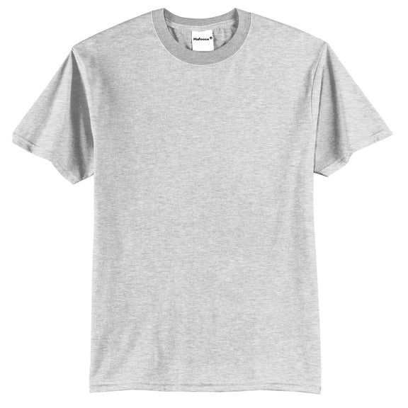 Mens Core Blend Cotton/Polyester Tee Shirt Ash 2XL