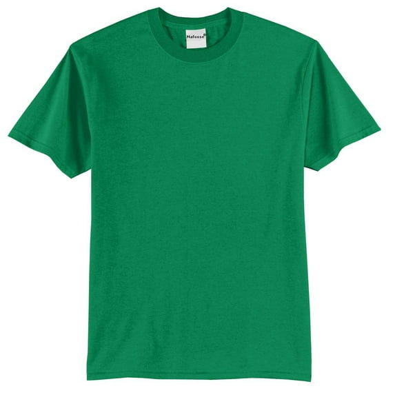 Mens Core Blend Cotton/Polyester Tee Shirt Kelly Green 6XL