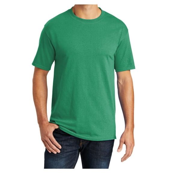 Mens Core Blend Cotton/Polyester Tee Shirt Kelly Green M