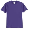 thumbnail image 1 of Mens Core Blend Cotton/Polyester Tee Shirt Purple S, 1 of 3