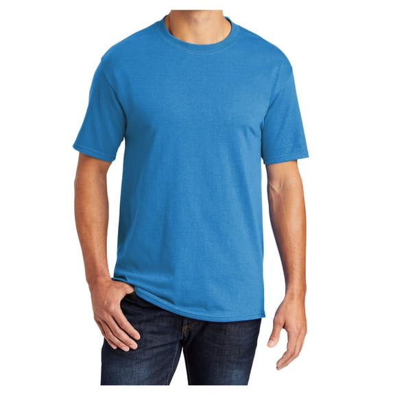Mens Core Blend Cotton/Polyester Tee Shirt Sapphire XL