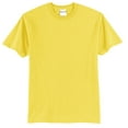 thumbnail image 1 of Mens Core Blend Cotton/Polyester Tee Shirt Yellow 6XL, 1 of 3