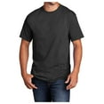thumbnail image 1 of Mens Core Cotton Male T-Shirts Black Heather 5XL, 1 of 4