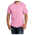 thumbnail image 1 of Mens Core Cotton Male T-Shirts Candy Pink L, 1 of 5