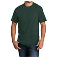 thumbnail image 1 of Mens Core Cotton Male T-Shirts Dark Green L, 1 of 5