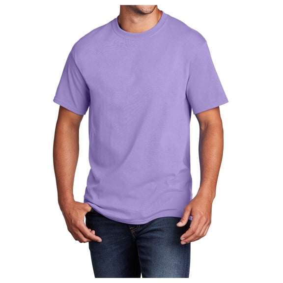 Mens Core Cotton Male T-Shirts Lavender 3XL