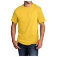 thumbnail image 1 of Mens Core Cotton Male T-Shirts Lemon Yellow S, 1 of 4