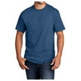 thumbnail image 1 of Mens Core Cotton Male T-Shirts Neptune Blue 4XL, 1 of 4