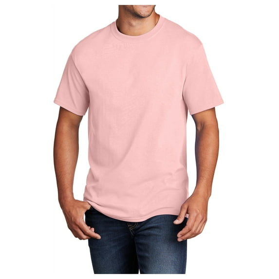 Mens Core Cotton Male T-Shirts Pale Blush 2XL