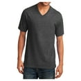 thumbnail image 1 of Mens Core Cotton V-Neck Tee Dark Heather Grey S, 1 of 6