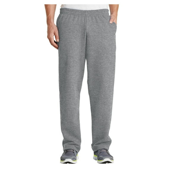 Mens Core Fleece Classic Cotton/Poly fleece Sweatpant with Pockets Athletic Heather XL