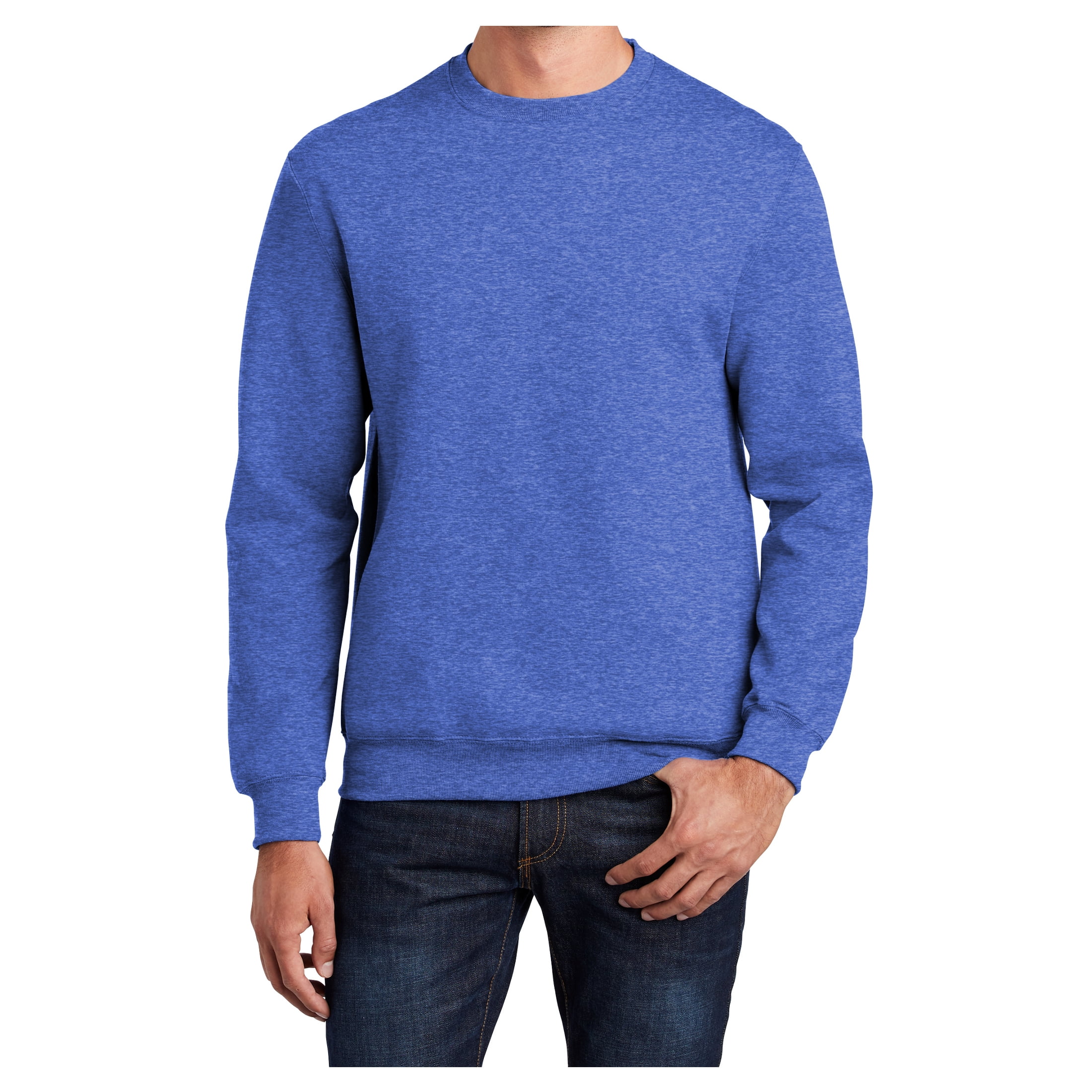 Mens Core Fleece Classic Crewneck Cotton/Poly fleece Sweatshirt