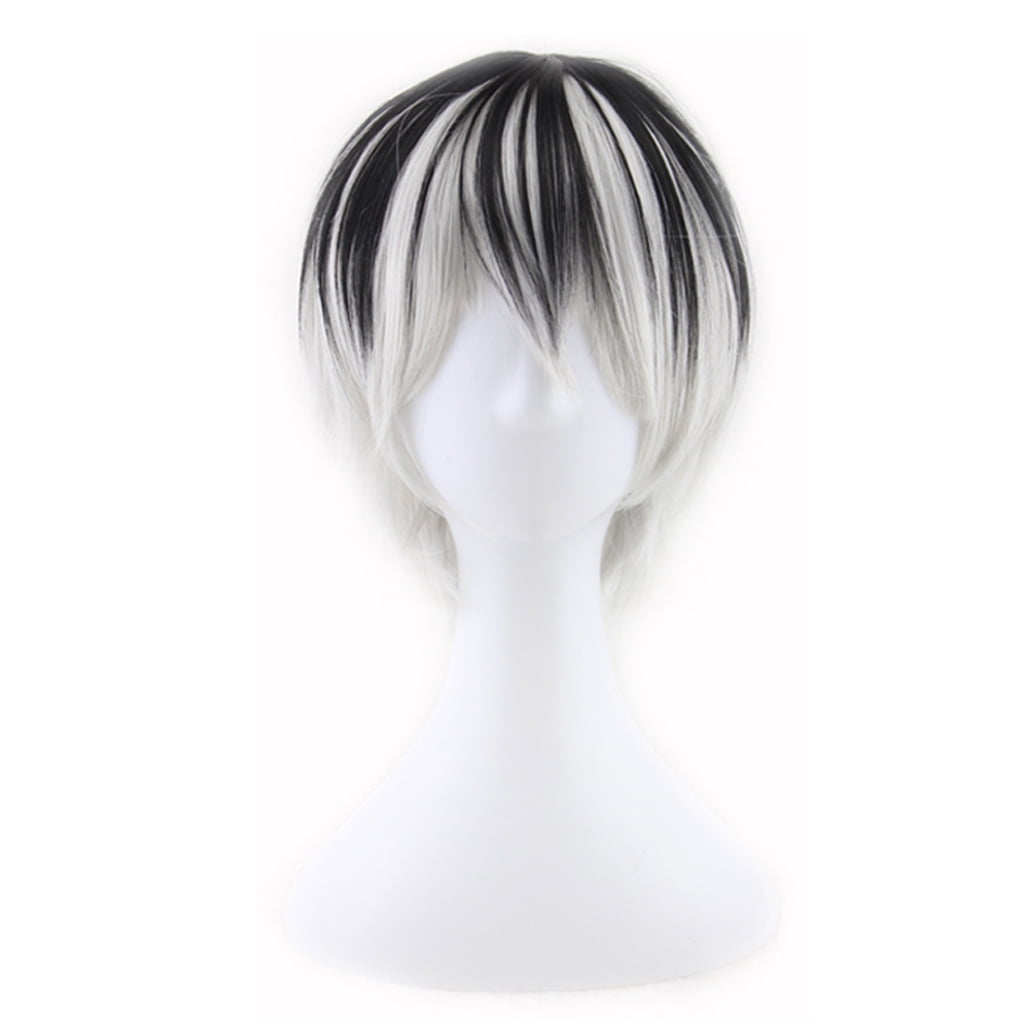 Cosplay black and white wig online
