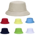 thumbnail image 1 of Mens Cotton Bucket Hat Fishing Brim Visor Sun Cap For Summer Camping, 1 of 2