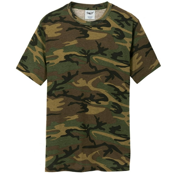 Mens Cotton Camo Tee Shirt